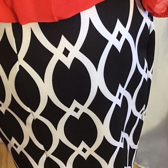 2 tone dress with semi sheer top & stretchy skirt in size 12 by ENFOCUS STUDIO - Picture 11 of 13